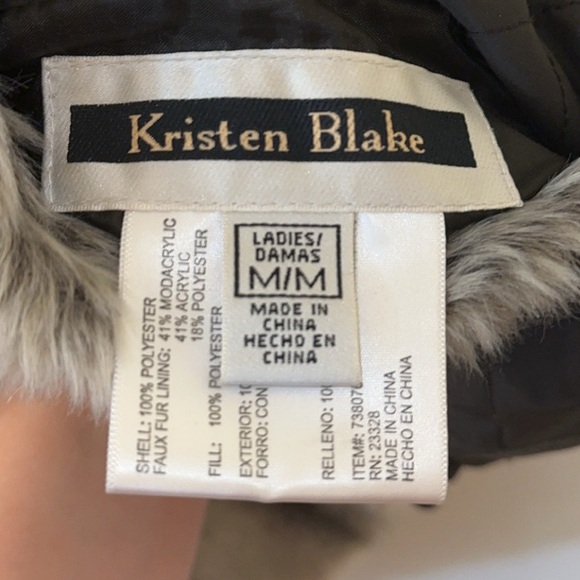 Kristen Blake Faux Fur Hooded Reversible Vest - Picture 8 of 9